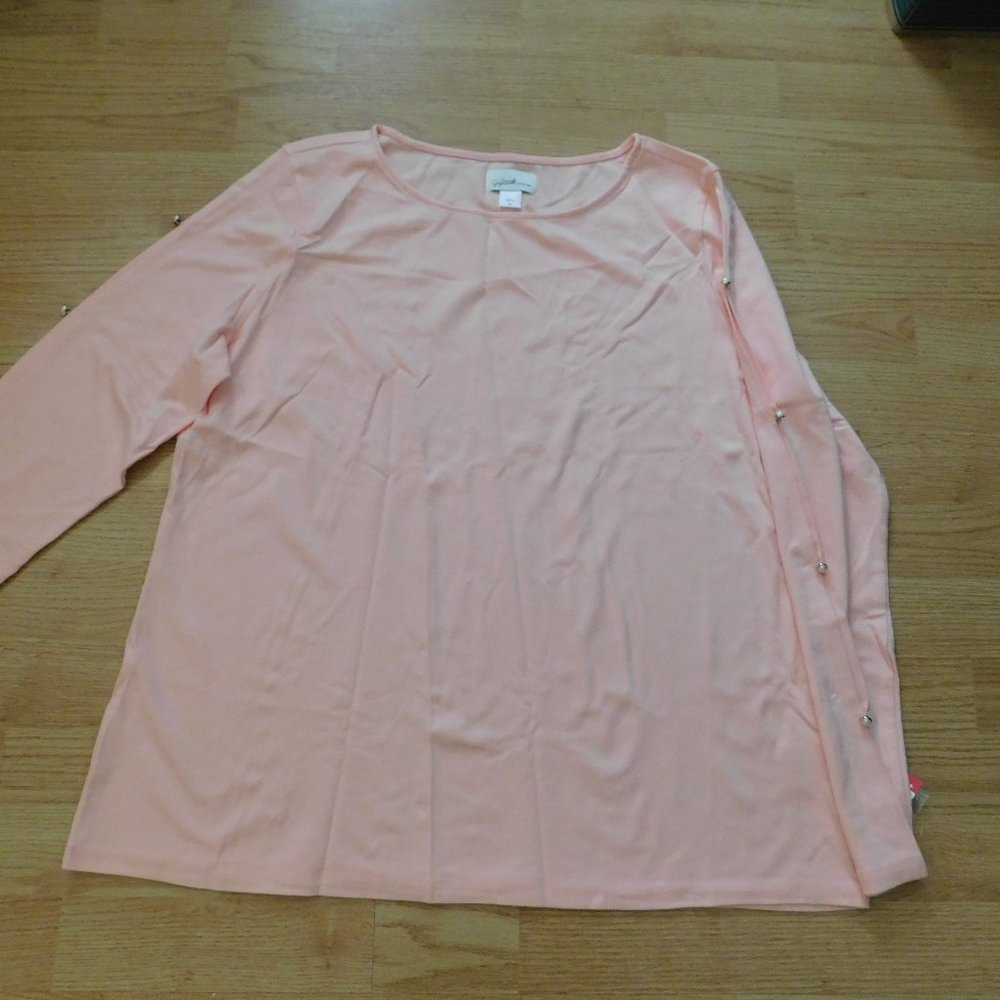 XXL Peach Long Sleeve Shirt - New